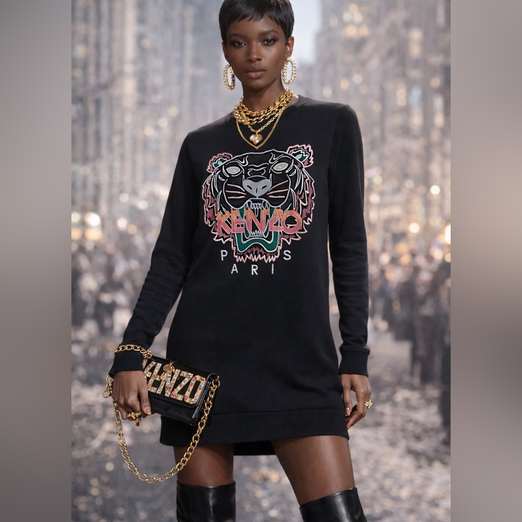 Authentic Kenzo Sweatshirt Dress